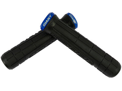 GIANT Poignées Swage single lock-on Noir/Bleu GIANT Poignées Swage single lock-on Noir/Bleu