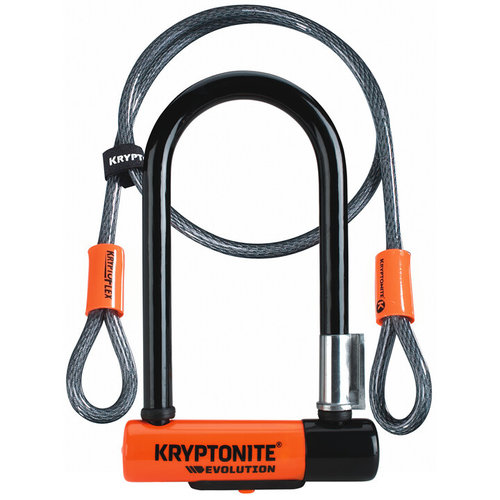 KRYPTONITE KRYPTONITE Cadenas Evolution Mini 7 W/4' Flex Cable