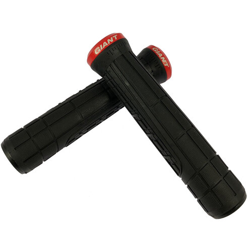 GIANT GIANT Poignées Swage single lock-on Noir/Rouge GIANT GIANT Poignées Swage single lock-on Noir/Rouge