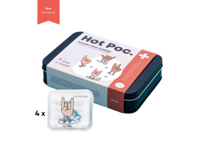 HOTPOC Chauffe-Mains réutilisables (pqt 4)