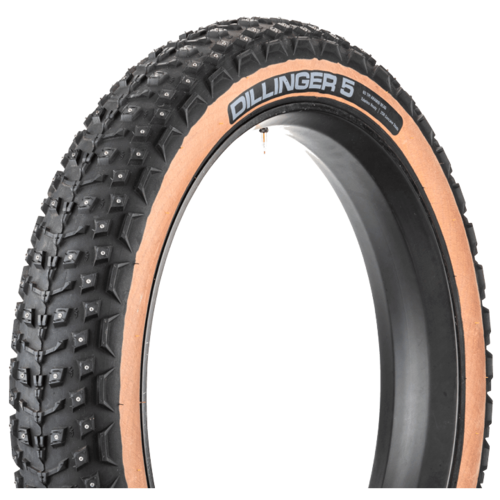 45NRTH 45NRTH Pneu Dillinger 5 26x4.6 TR Clous 60Tpi Pli Tan